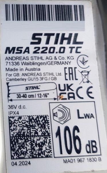 MSA 220 TC-O aus 2024 mit AP 500 S und AL 301 (Neu)