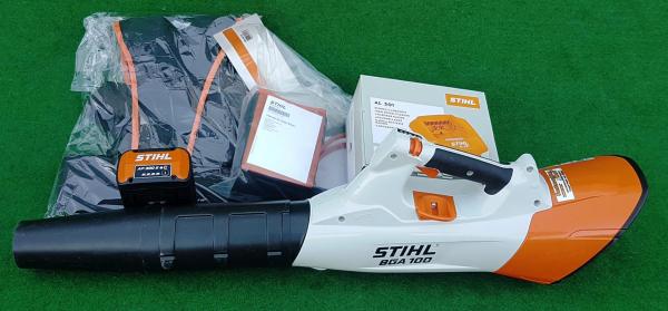 BGA 100 + AP 300 S + AL 301 inkl. Akkutasche mit Anschlussleitung und Doppelschultergurt