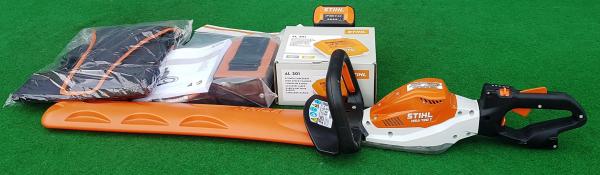 HSA 130 T aus 2023 inkl. AP 500 S und AL 301 mit Akkutasche und Anschlussleitung und Doppelschultergurt