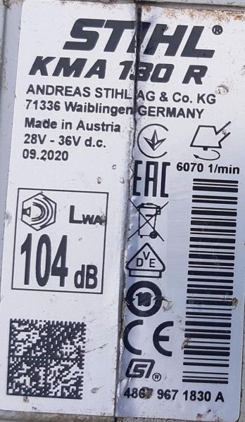 KMA 130 R aus 09/2020