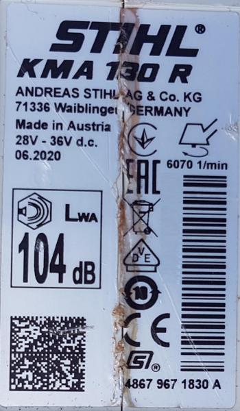 KMA 130 R aus 06/2020