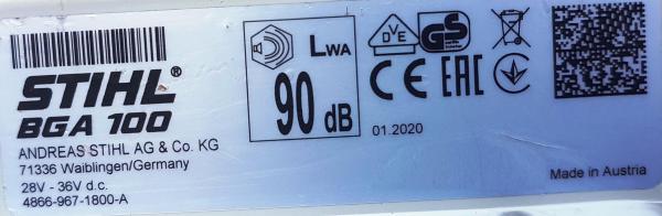 BGA 100 aus 2020 ohne Akku und Ladegerät