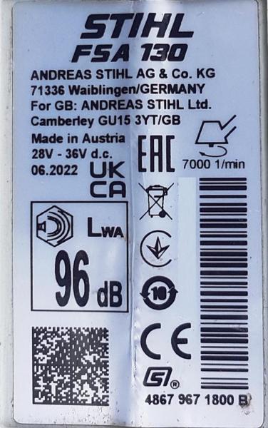 FSA 130  aus 06/2022 + AR 3000 L + AL 301