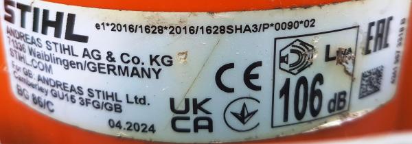 BG 86 aus 2024