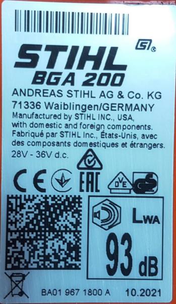 BGA 200 aus 10/2021 + AR 3000 L und AL 500