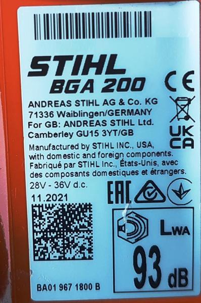 BGA 200 aus 11/2021 + AR 2000  und AL 500