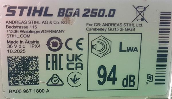 BGA 250 aus 2025 inkl. AP 500 S und AL 301
