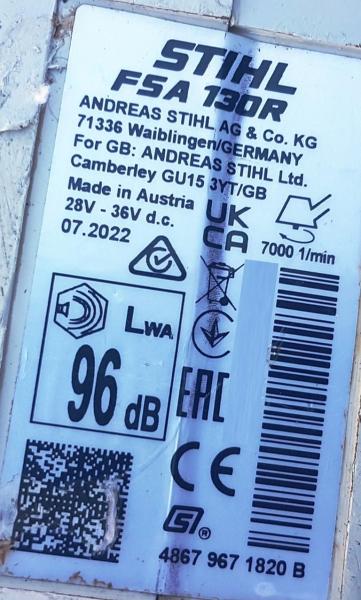 FSA 130 R inkl. AP 500 S / AL 301 /  Akkutasche mit Anschlussleitung und Doppelschultergurt