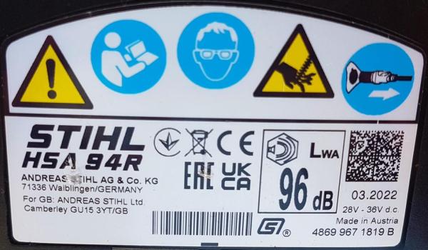 HSA 94 R aus 03/2022