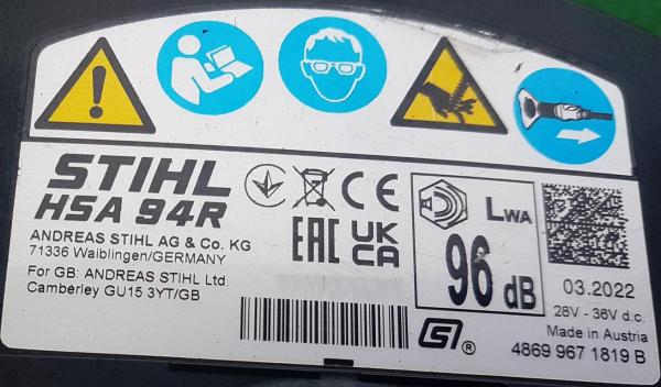 HSA 94 R aus 2022