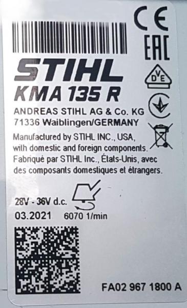KMA 135 R aus 03/2021 mit RG-KM Kreiselschere + AR 3000 L und AL 301