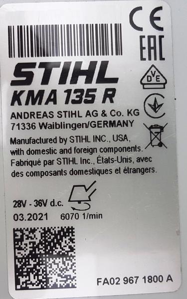 KMA 135 R aus 03/2021 mit RG-KM Kreiselschere + AR 3000 L und AL 500