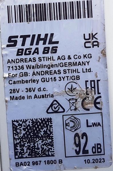 BGA 86 aus 10/2023 mit AP 500 S u. AL 301 (NEU)