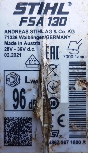FSA 130 + AP 500 S + AL 301 (NEU) mit Doppelschultergurt und Akkutasche mit Anschlussleitung