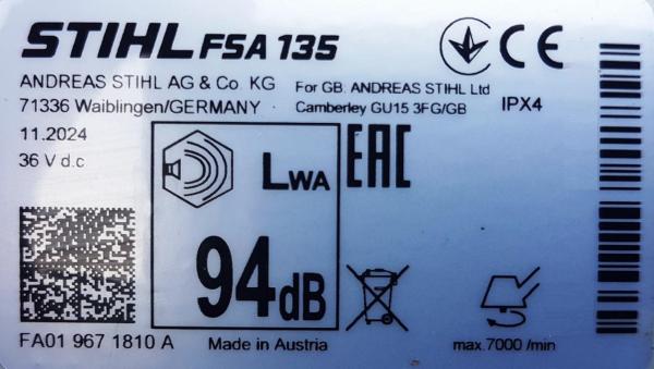 FSA 135 aus 11/2024 mit AR 2000 L mit AL 301 (NEU)