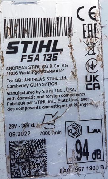 FSA 135 aus 09/2022 mit AP 500 S mit AL 301(NEU)