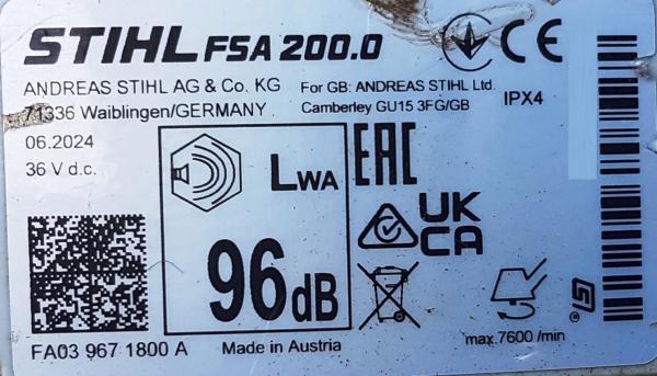 FSA 200 aus 06/2024 mit AR 2000 L u. AL 301