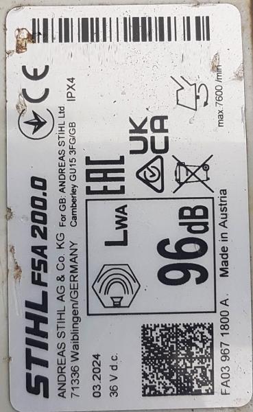 FSA 200 aus 2024 mit AP 500 S NEU und AL 301 NEU