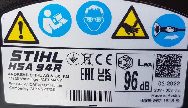 HSA 94 R aus 2022