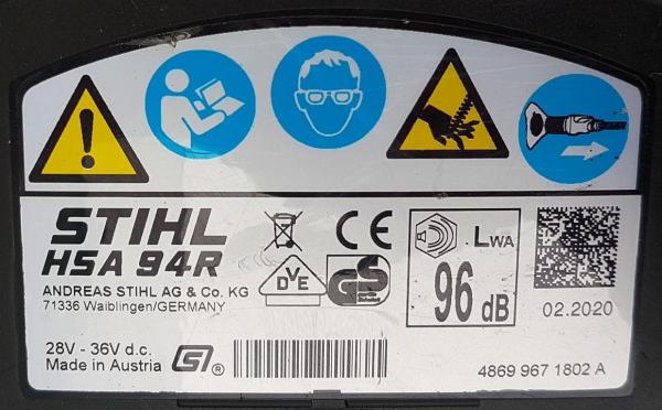 HSA 94 R aus 02/2020