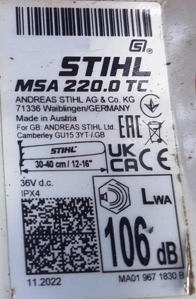 MSA 220 TC-O aus 2022 mit AP 200 S (2x) und AL 301 (Neu)