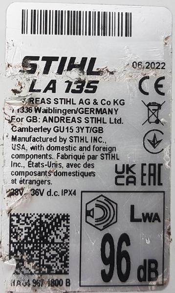 HLA 135 aus 06/2022 mit AR 3000 L und AL 501