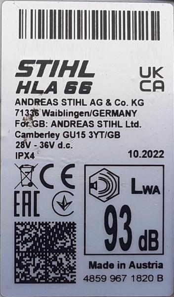HLA 66 aus 10/2022 inkl. AP 200 S NEU und AL 301 NEU