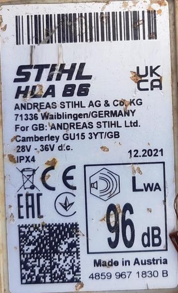 HLA 86 aus 12/2021 mit AP 300 S und AL 301 (NEU)